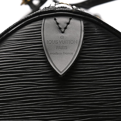 Louis Vuitton Epi Keepall 55 Black 6 of 20