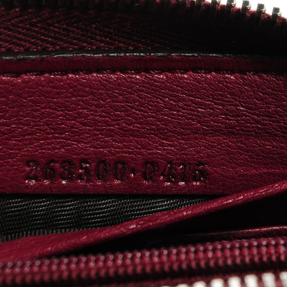 Gucci Leather Interlocking G Zip Around Wallet Red 7 of 7