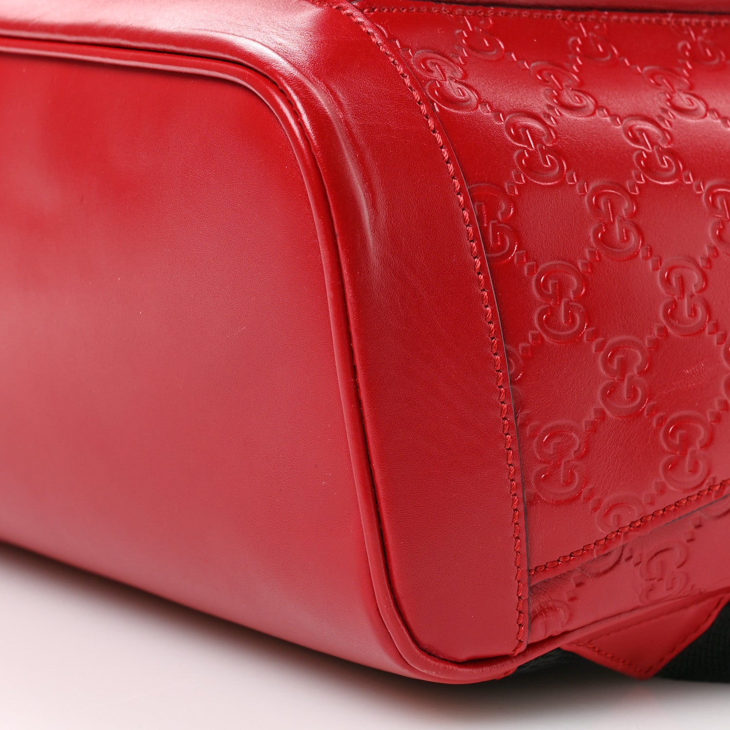 Gucci Guccissima Signature Day Backpack Hibiscus Red 1786840