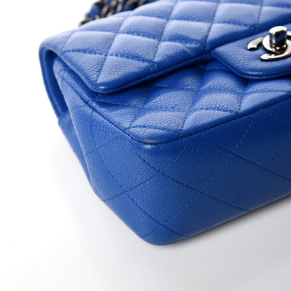 Chanel Caviar Quilted Mini Rectangular Flap Blue 11 of 14