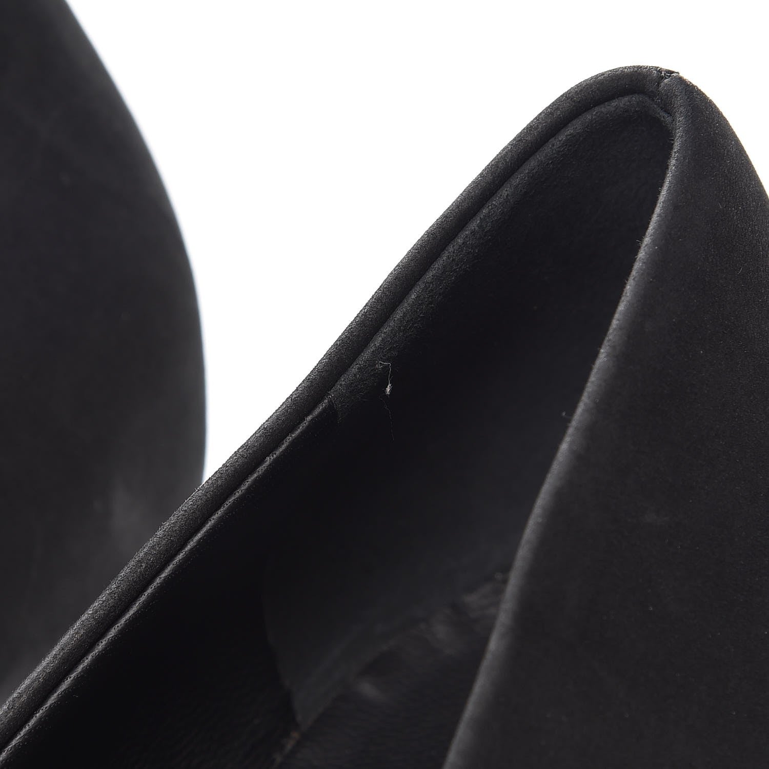Chanel Suede Calfskin Patent Cap Toe CC Pumps 40 Black 8 of 11