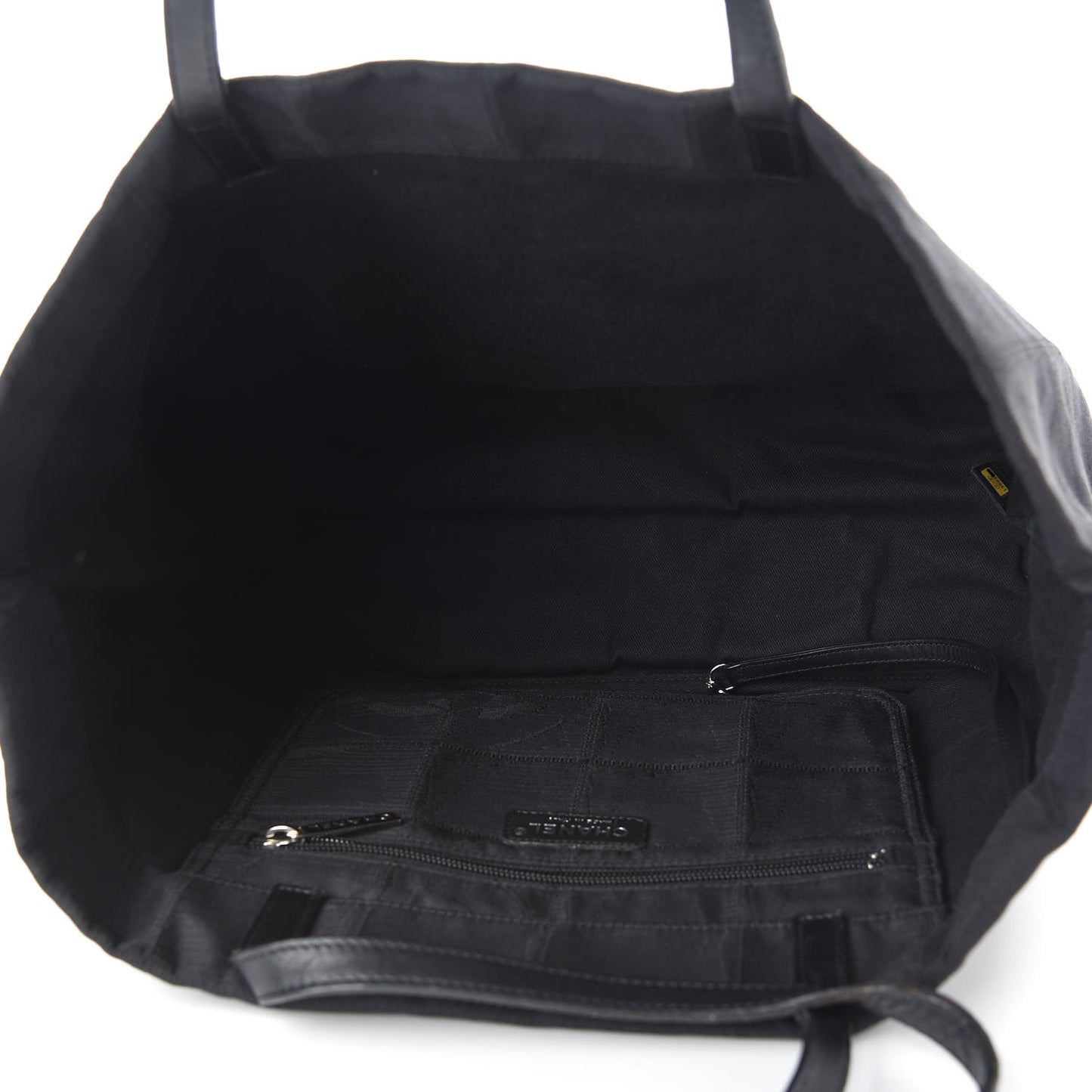 Nylon Medium Travel Tote Black