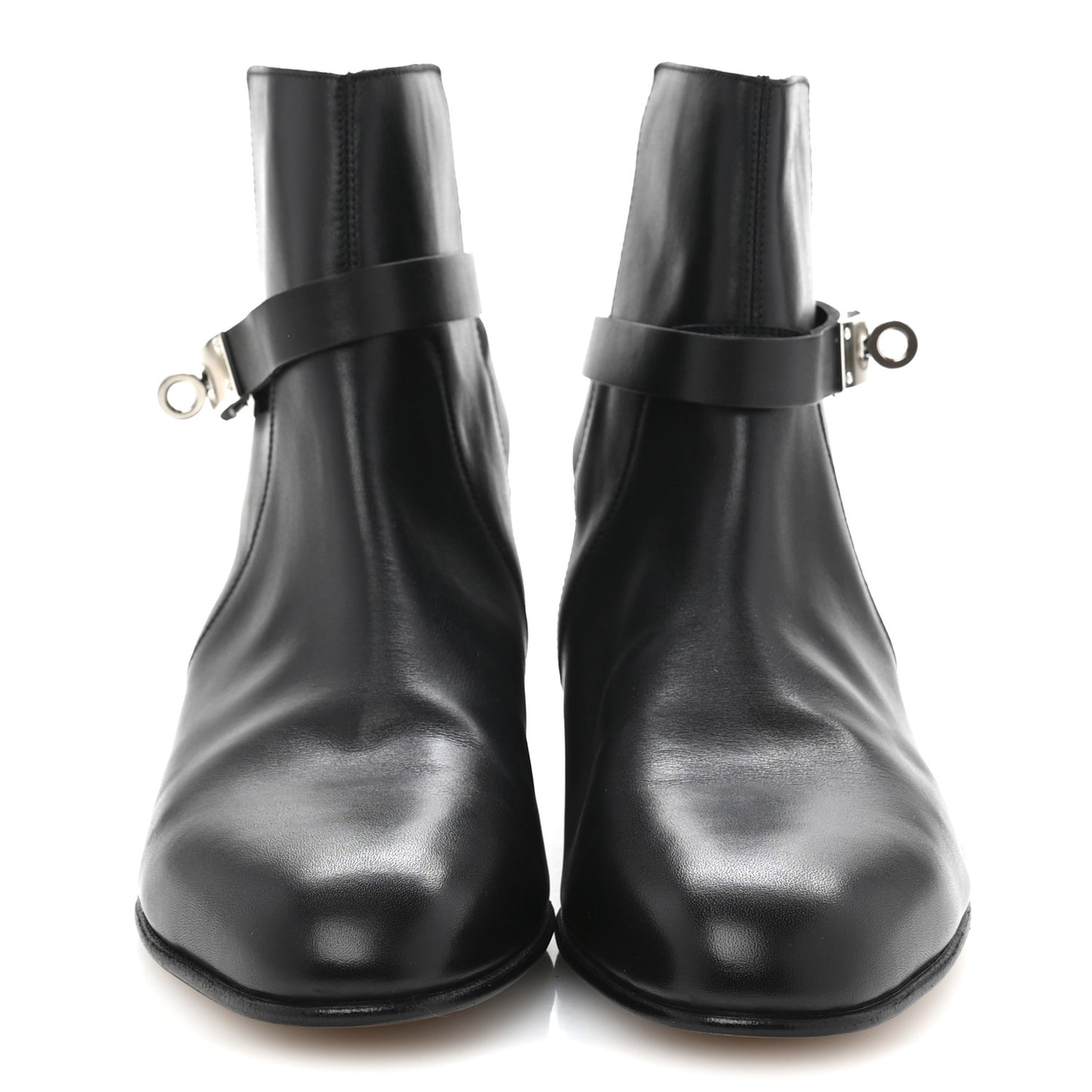 Calfskin Neo Low Boots 38 Black