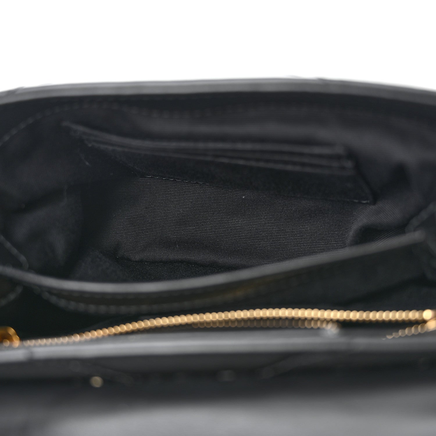 Saint Laurent Calfskin Y Quilted Monogram Toy Loulou Crossbody Bag Black 5 of 10