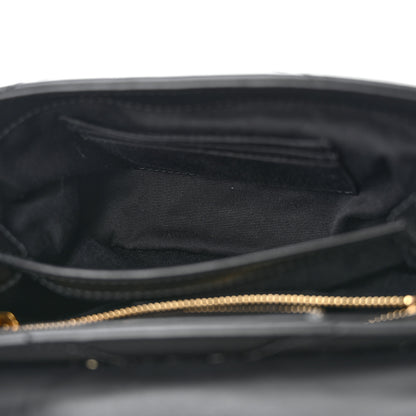Saint Laurent Calfskin Y Quilted Monogram Toy Loulou Crossbody Bag Black 5 of 10