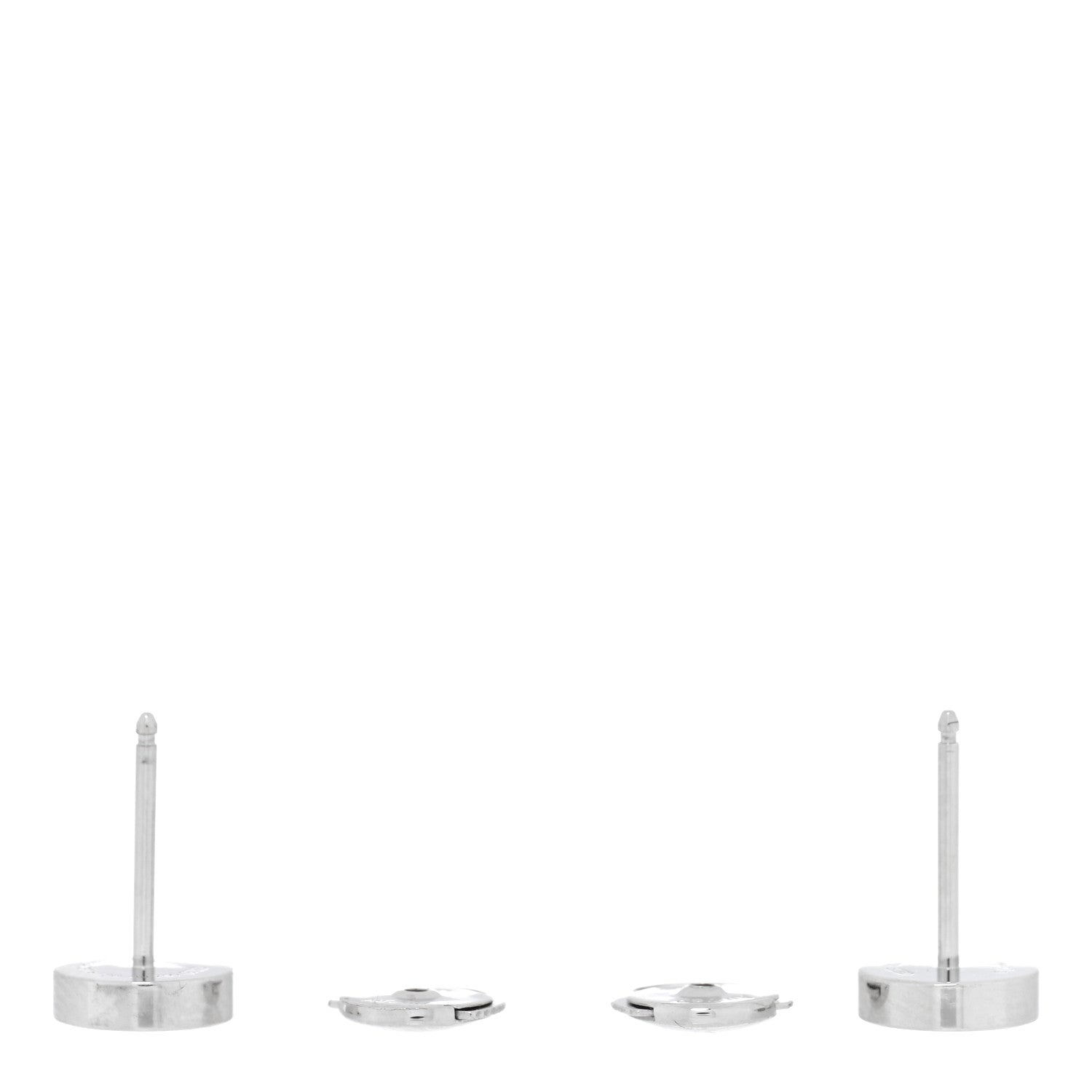 Cartier 18K White Gold LOVE Earrings 3 of 4