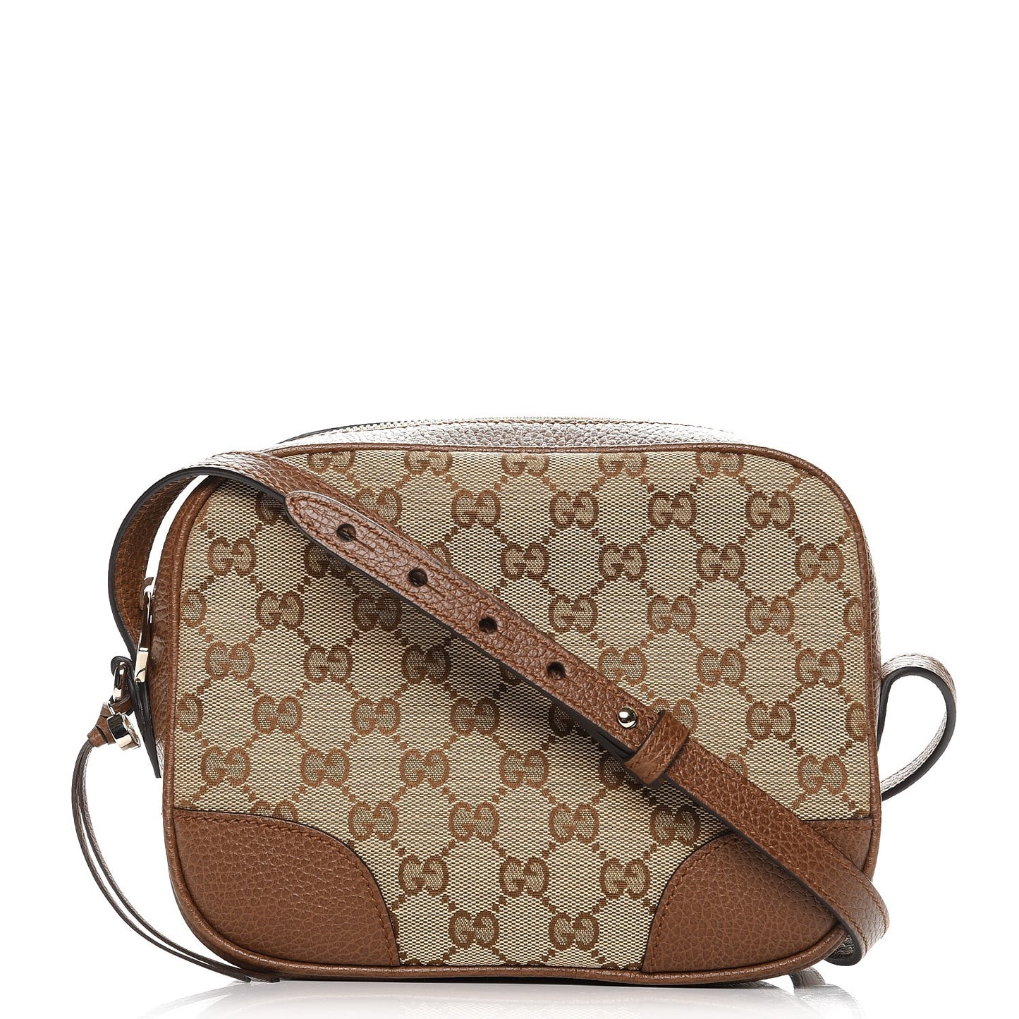 Monogram Mini Bree Messenger Bag Beige Tabacco