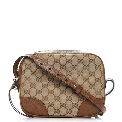 Gucci Monogram Mini Bree Messenger Bag Beige Tabacco 1 of 7