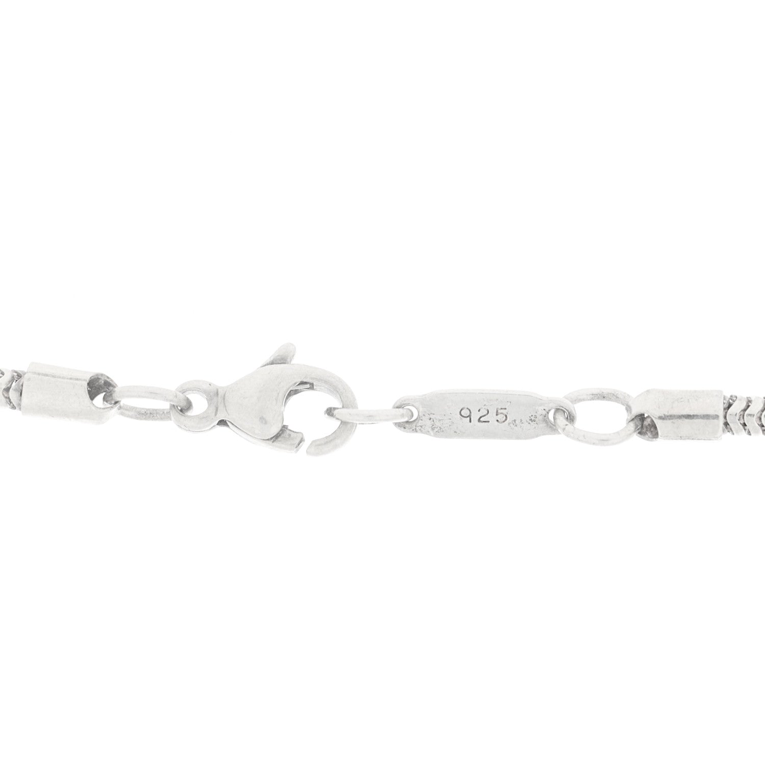 Tiffany Sterling Silver 18K Yellow Gold Hematite Pendant Necklace 5 of 6