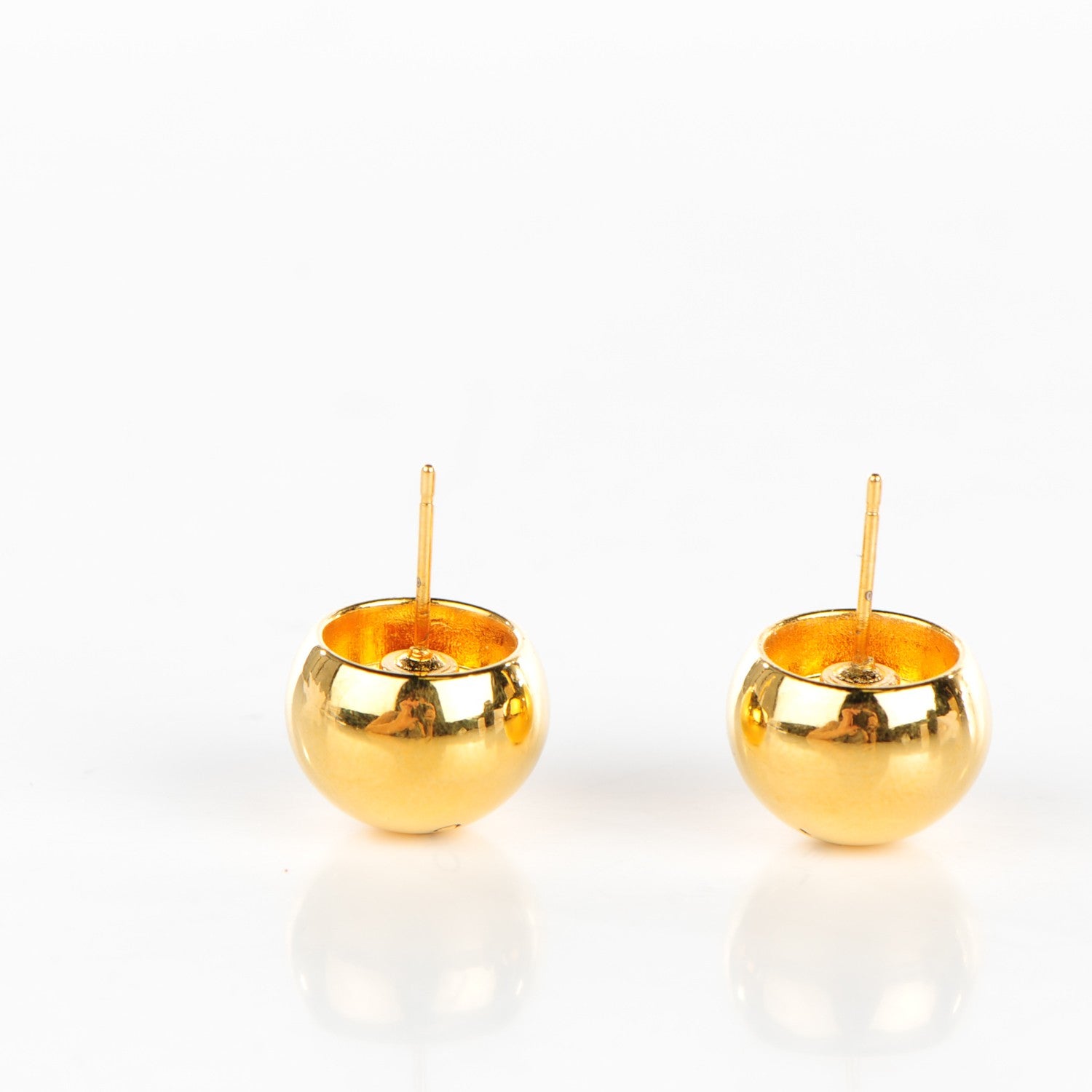 Chanel Gold Stud Earrings 3 of 4