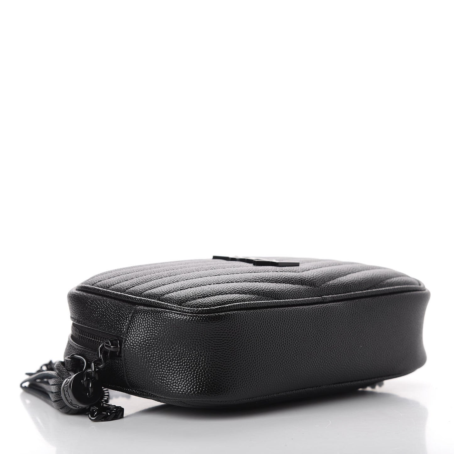 Grain De Poudre Matelasse Monogram Mini Lou Camera Bag Black