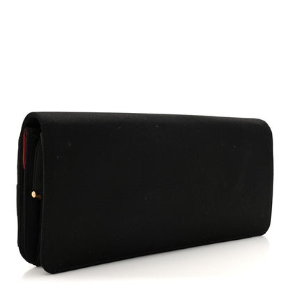 Chanel Satin Bow Clutch Black 3 of 9