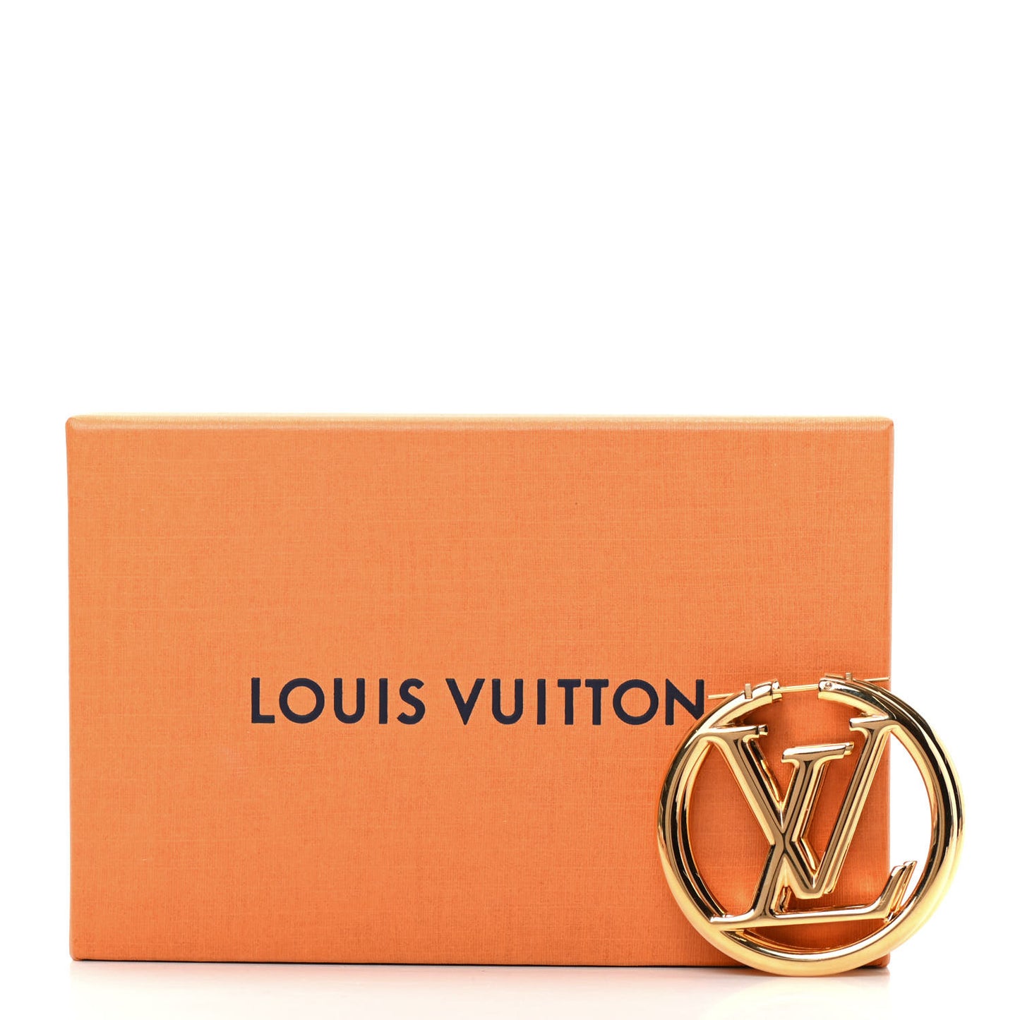 Metal Louise Hoop Earrings Gold