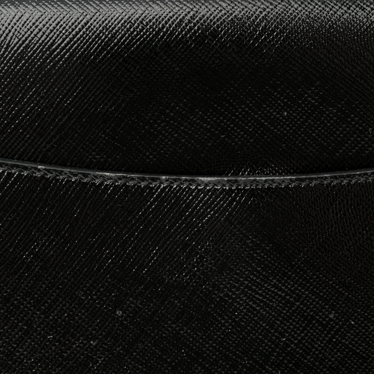 Saffiano Vernice Messenger Bag Black
