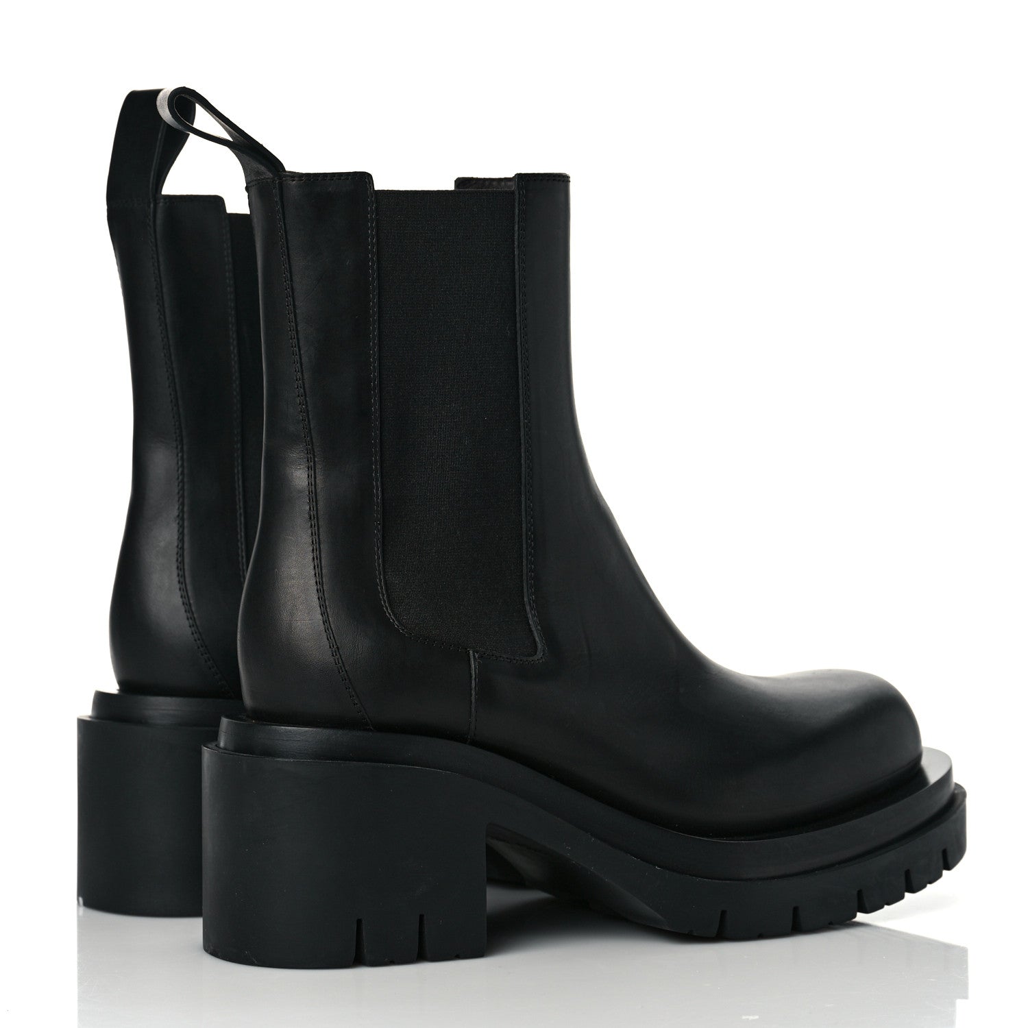 Bottega Veneta Calfskin The Lug Chelsea 30/70mm Boots 37 Black 4 of 6