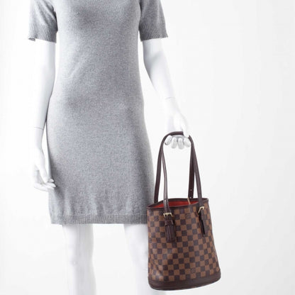 Louis Vuitton Damier Ebene Marais Bucket 23 2 of 11