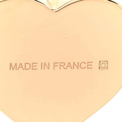 Hermes Rose Gold Plated Brass Mini Coeur Twilly Scarf Ring 3 of 4