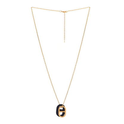 Hermes Swift O'Maillon Pendant Necklace Bleu Nuit 3 of 7