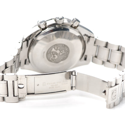 Omega Stainless Steel 39mm Speedmaster Chronograph Automatic Watch Blue 3513.82.00 5 of 5