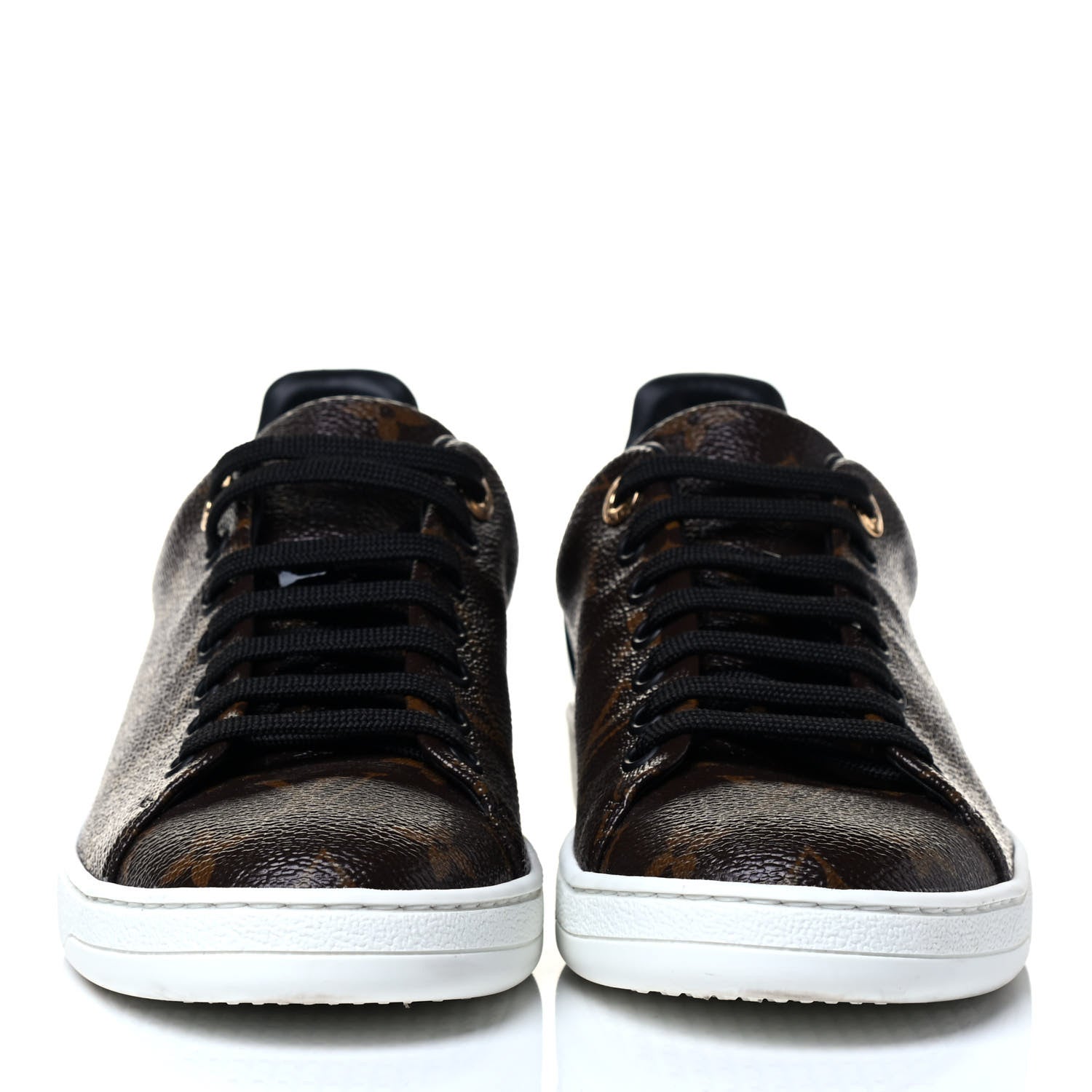 Louis Vuitton Patent Monogram Frontrow Sneakers 37.5 2 of 5