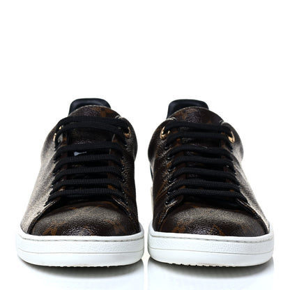 Louis Vuitton Patent Monogram Frontrow Sneakers 37.5 2 of 5