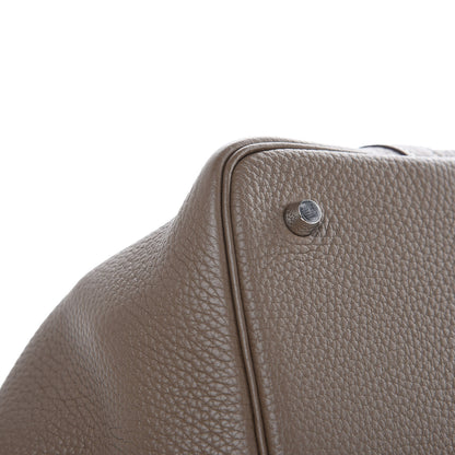 Hermes Taurillon Clemence Picotin Lock 22 MM Etoupe 10 of 11