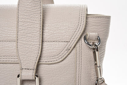 3.1 Phillip Lim 3.1 Textured Calfskin Medium Pashli Satchel Feather 10 of 11