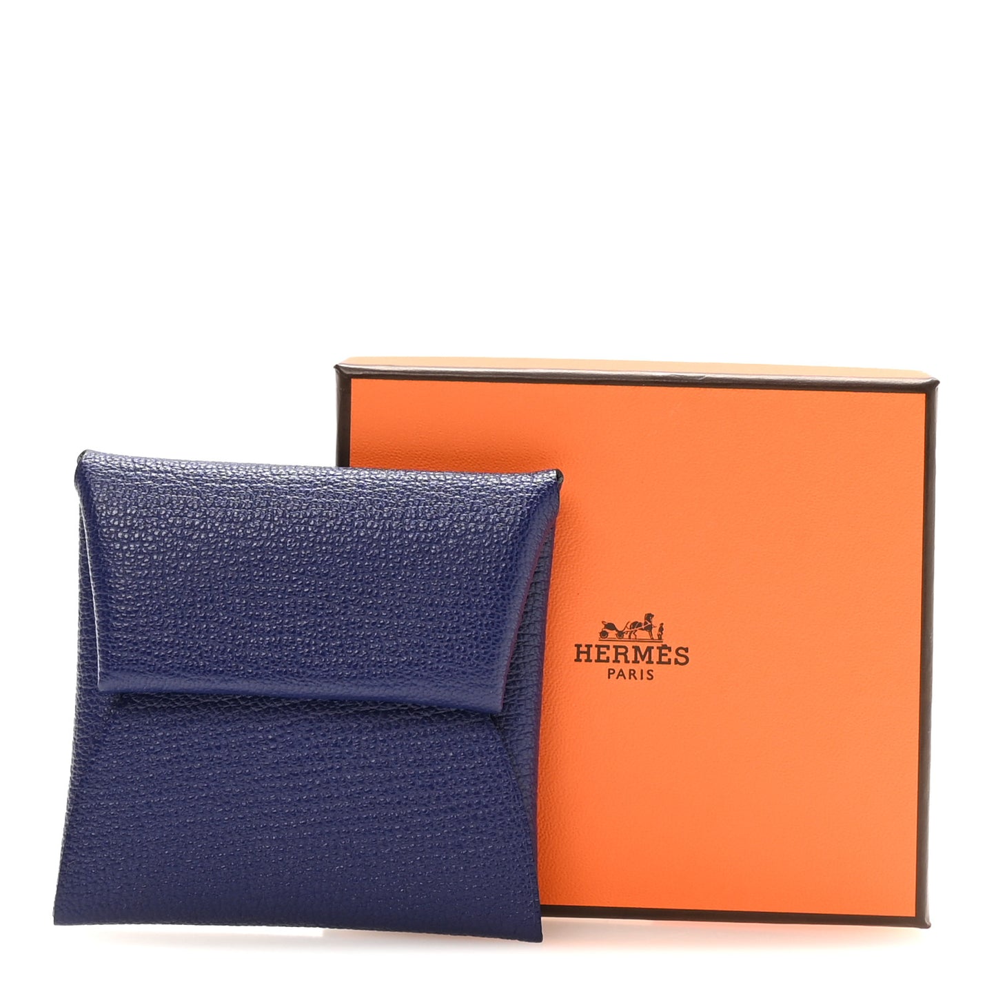Chevre Mysore Bastia Coin Purse Bleu Encre