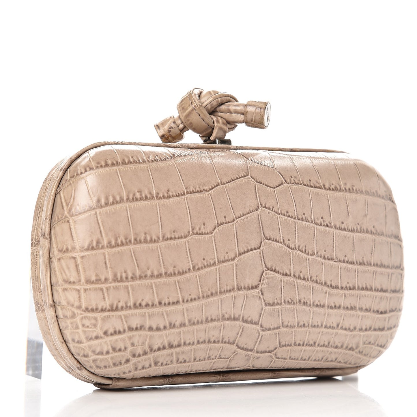 Crocodile Knot Clutch Stone