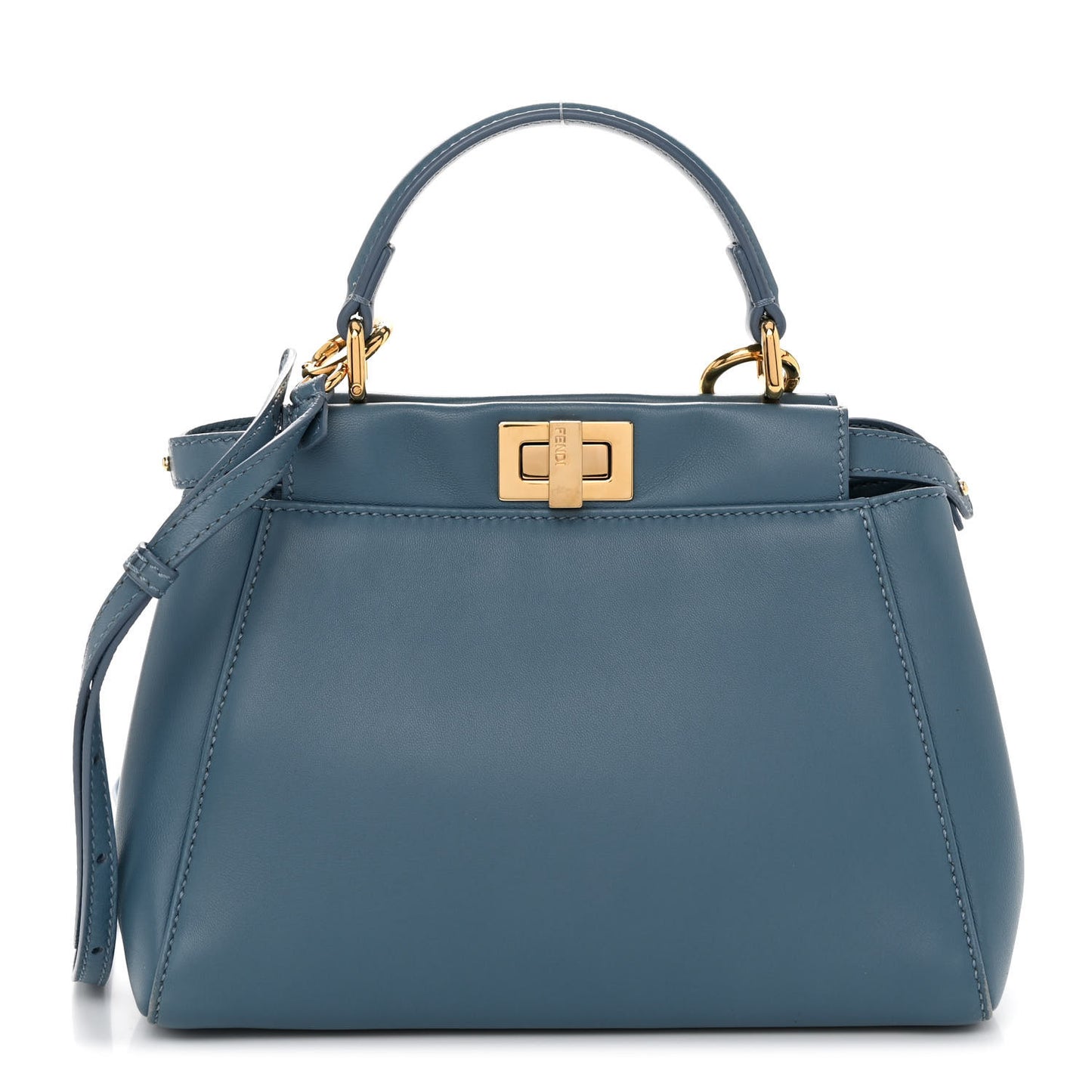 Nappa Mini Peekaboo Iconic Satchel Blue