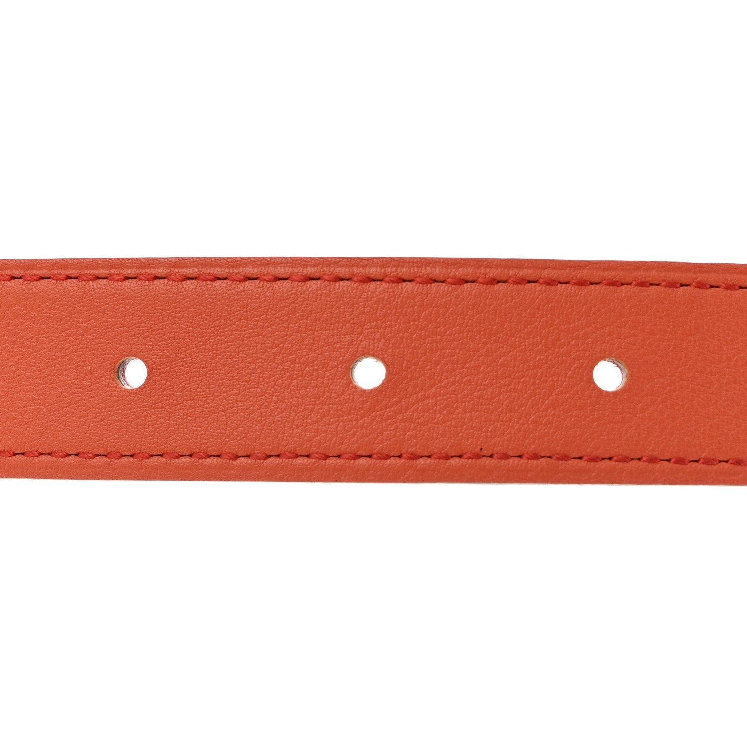 Hermes Epsom Swift 24mm Belt Strap 90 36 Rose Azalee Orange Poppy 4 of 6
