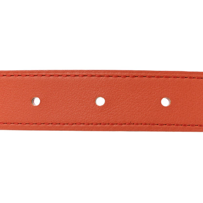 Hermes Epsom Swift 24mm Belt Strap 90 36 Rose Azalee Orange Poppy 4 of 6