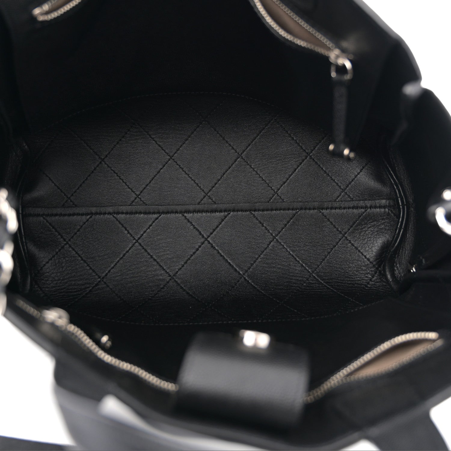 Chanel Caviar Stitched Medium Lady Coco Shopping Tote Black 5 of 10