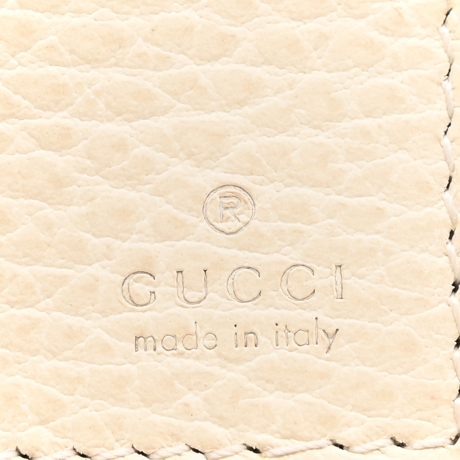 Gucci Dollar Calfskin Mini Swing Wallet Bag Mystic White 8 of 10