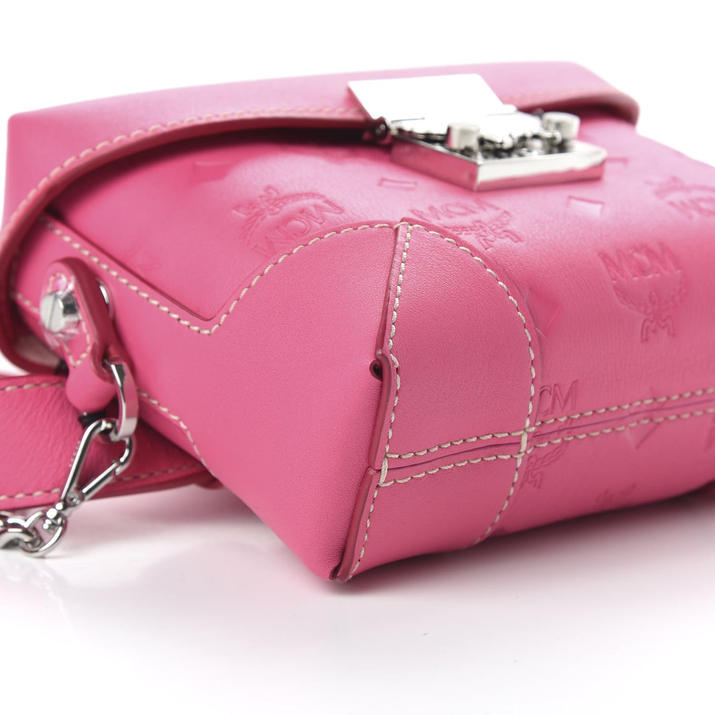 Calfskin Ottomar Monogram Soft Berlin Belt Bag Pink