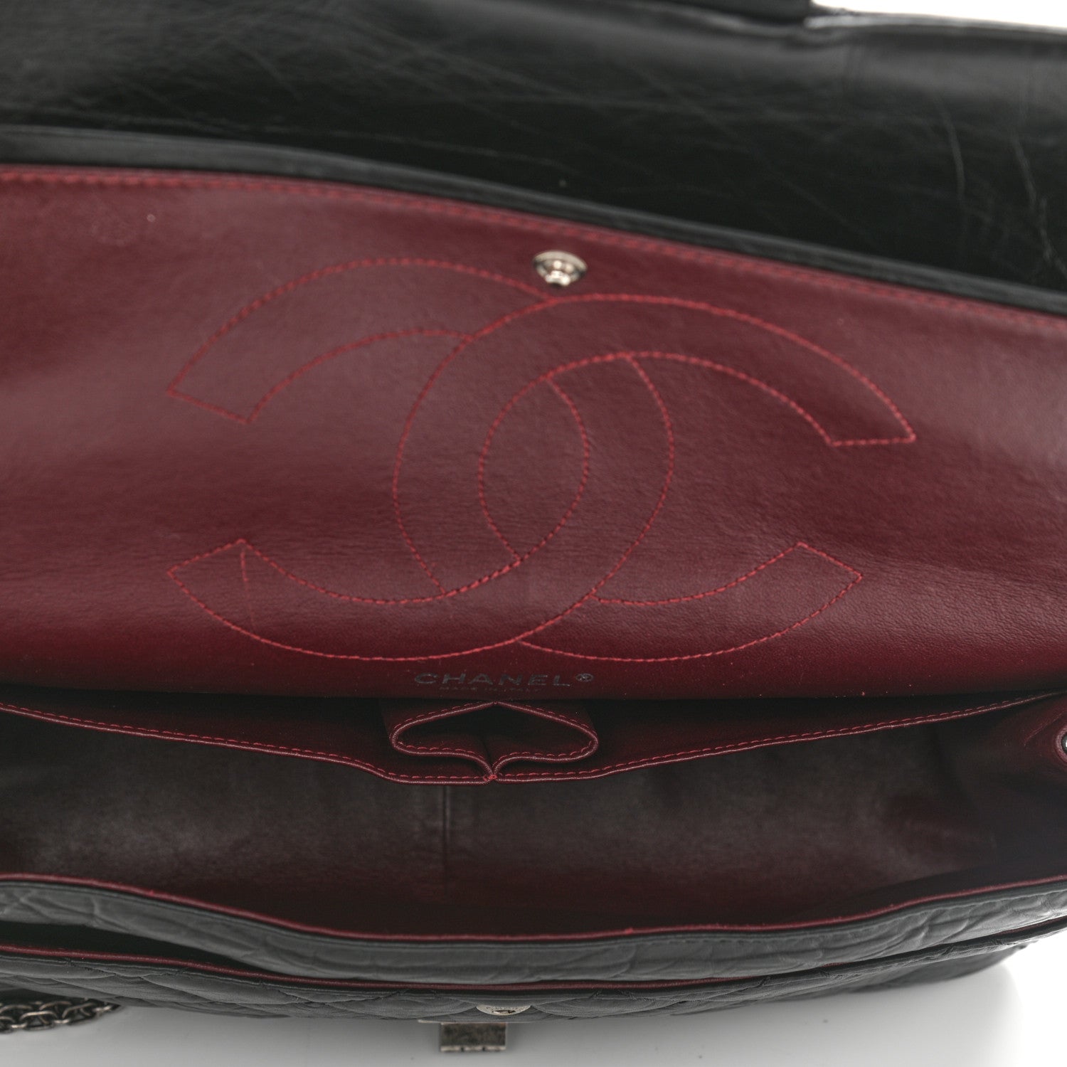 Chanel Aged Calfskin Quilted 2.55 Reissue 227 Flap Black 5 of 11