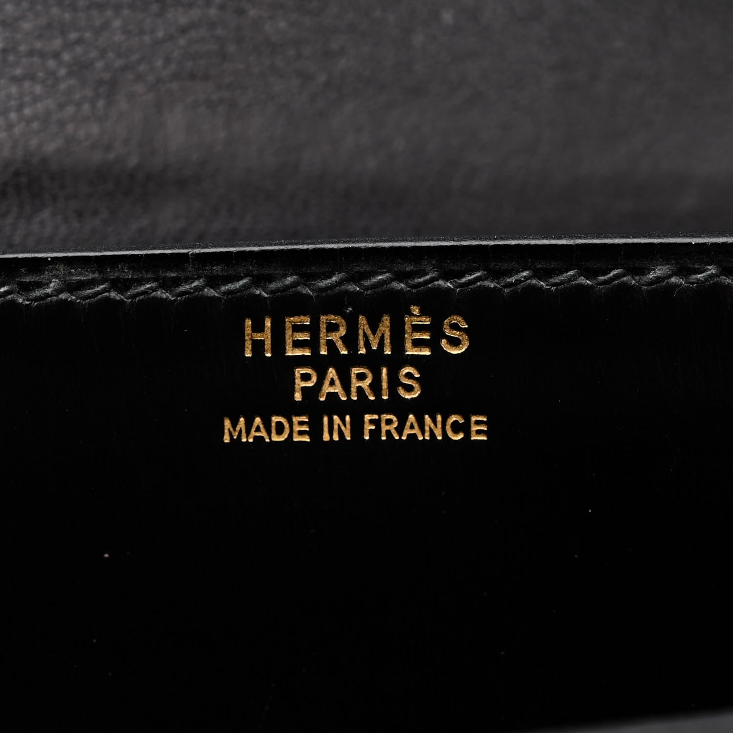 Hermes Box Kelly Cadena Lock Shoulder Bag Black 6 of 14