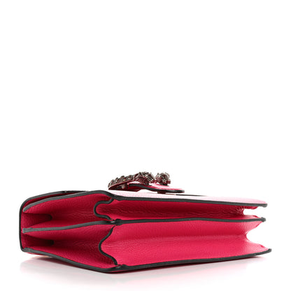 Gucci Dollar Calfskin Crystal Web Medium Dionysus Bamboo Top Handle Bag Box Pink Black Diamond 4 of 12