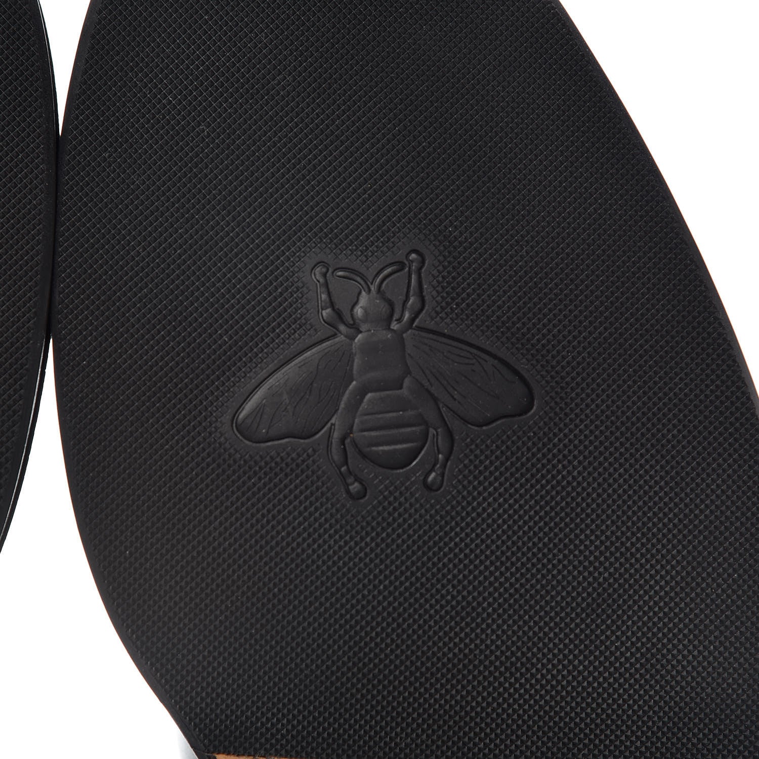 Gucci Calfskin Bee Star Embroidered Mens Captoe Derby Loafers 10 Black 7 of 10