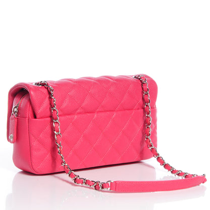 Chanel Caviar Quilted Medium Easy Flap Coral 3 of 8