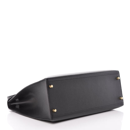 Hermes Epsom Kelly Sellier 35 Black 5 of 42