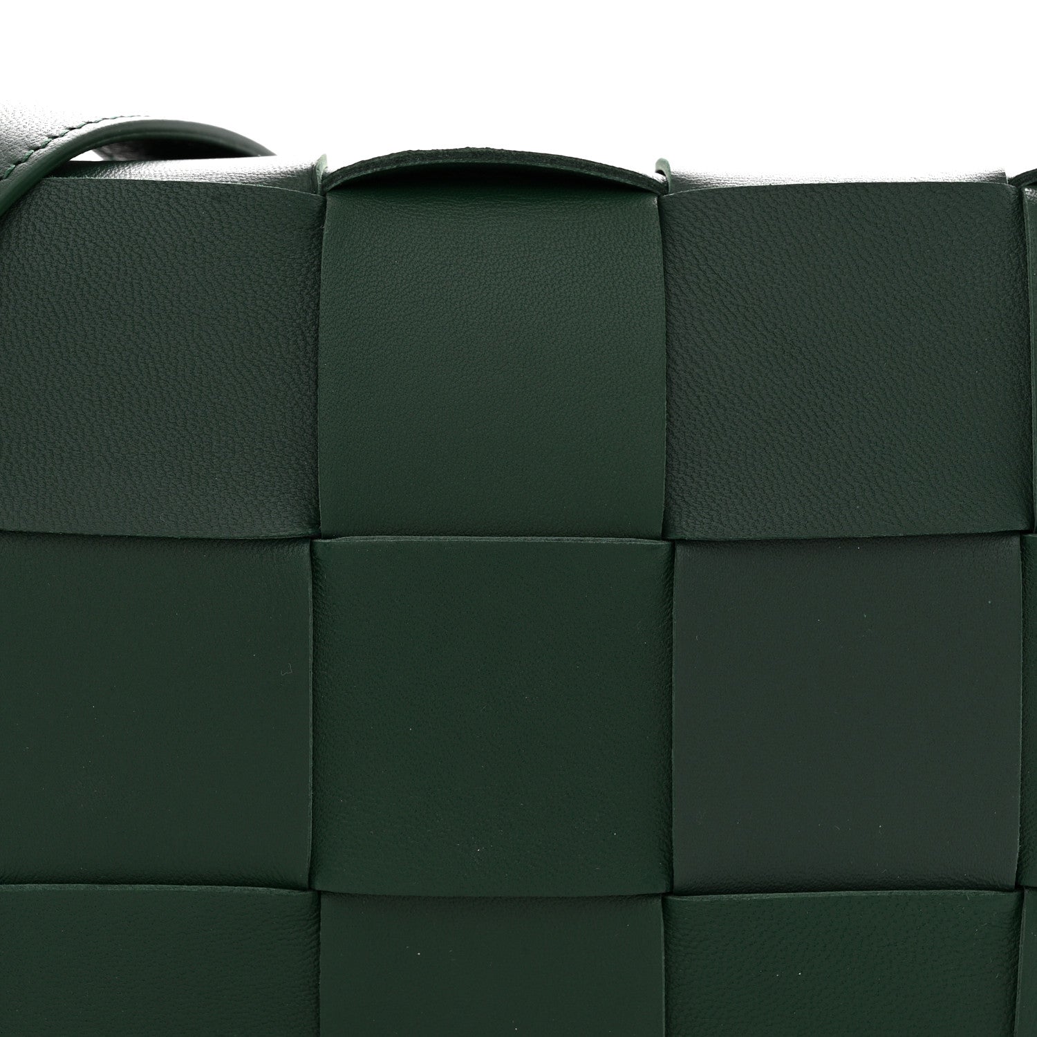 Bottega Veneta Lambskin Maxi Intrecciato Cassette Crossbody Bag Raintree 7 of 10