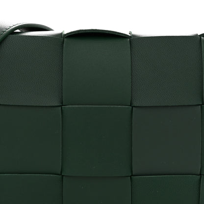 Bottega Veneta Lambskin Maxi Intrecciato Cassette Crossbody Bag Raintree 7 of 10