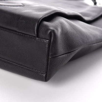 Chanel Caviar Large CC Tuck Tote Black 9 of 9