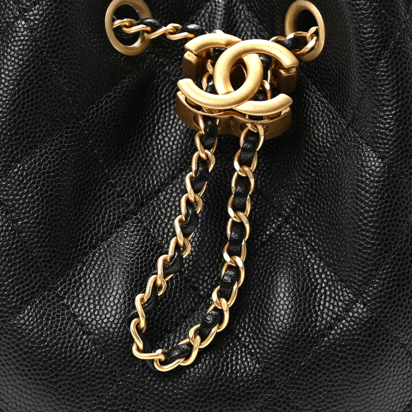 Caviar Quilted Small Chanel 25 Handbag Black