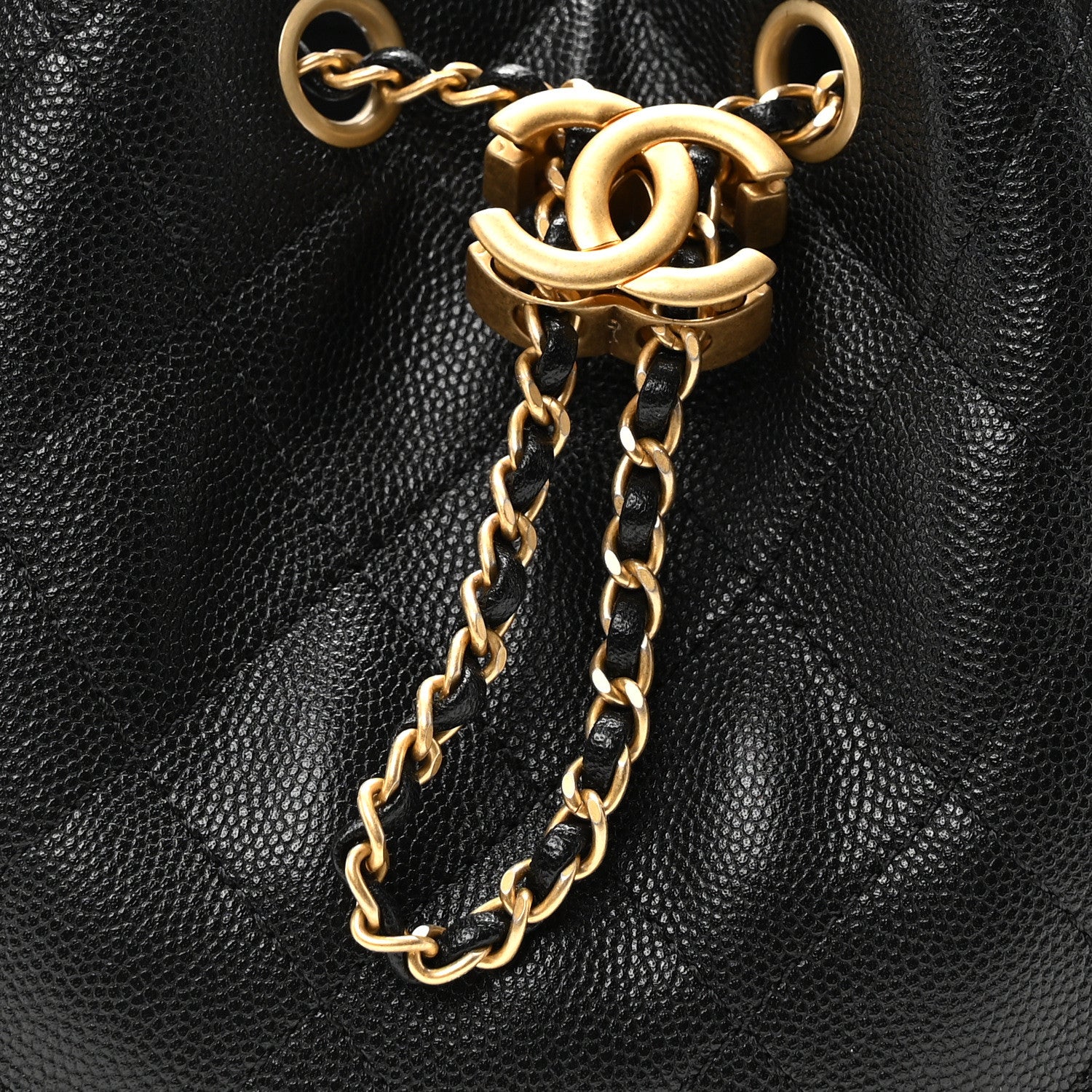 Chanel Caviar Quilted Small Chanel 25 Handbag Black 8 of 10