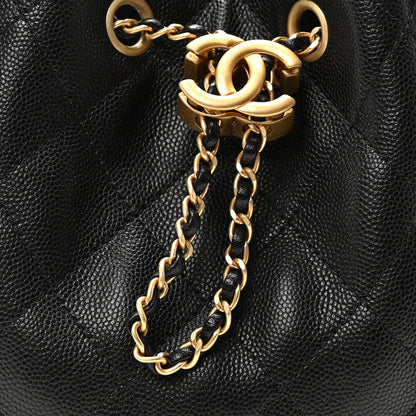 Chanel Caviar Quilted Small Chanel 25 Handbag Black 8 of 10