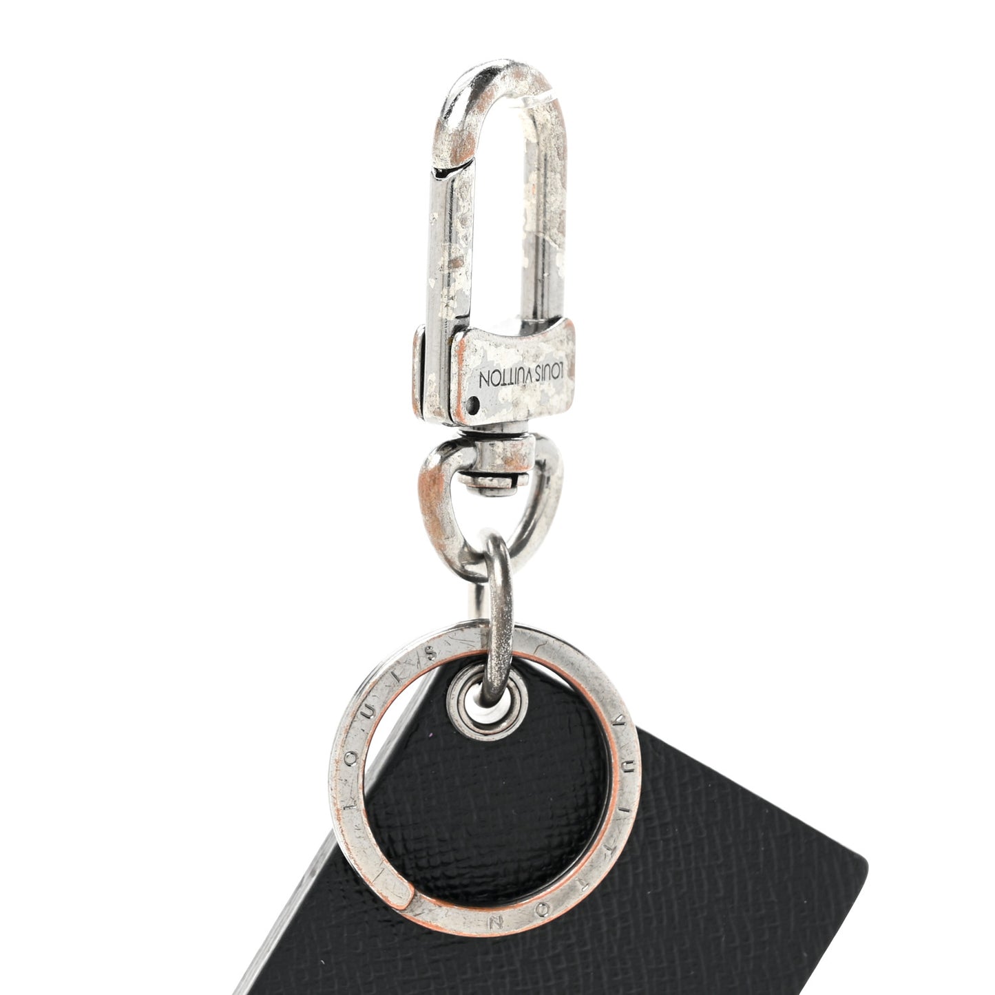 Petite Malle Bag Charm Key Holder Leopard