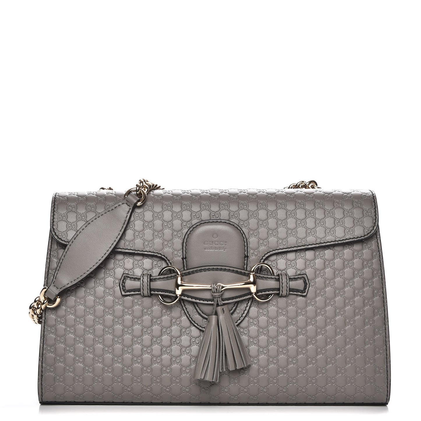 Soft Microguccissima Medium Emily Chain Shoulder Bag Loess