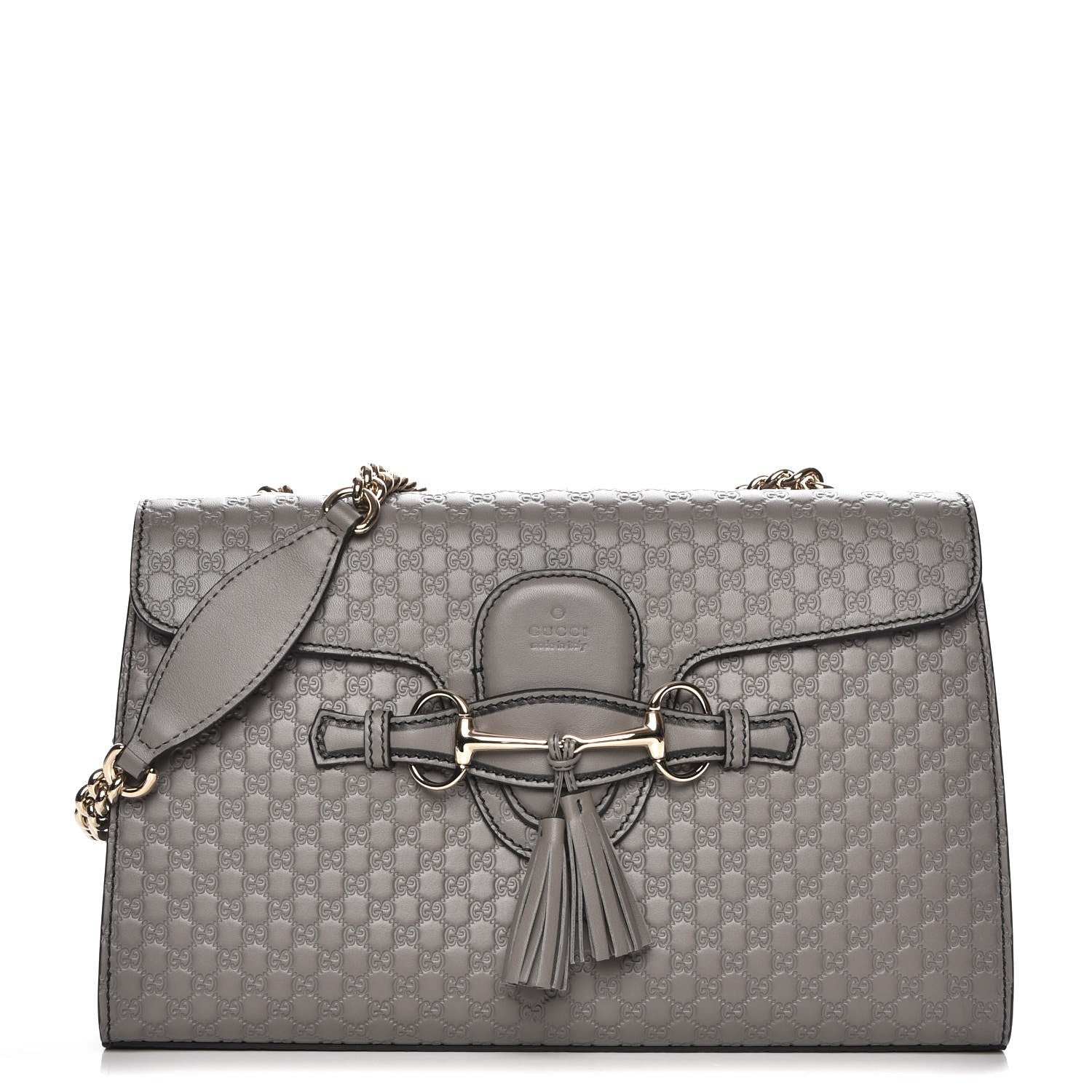 Gucci Soft Microguccissima Medium Emily Chain Shoulder Bag Loess 1 of 7